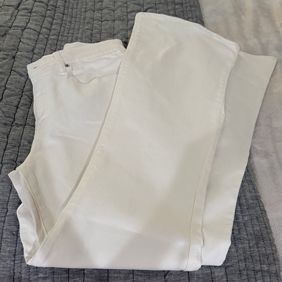 Lucky Brand White Wide Leg Pants - Picture 1 of 7